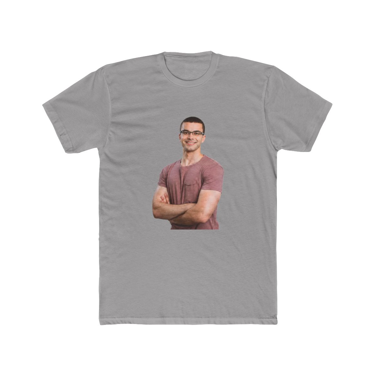 Never Back Down Never Give Up Tee - Nick EH 30 Quote - Funny Shirt - Meme Shirt - Joke Shirt - Cringe - Men Shirt - Men Gift - Funny Gift - alternate angle 2, merchandise