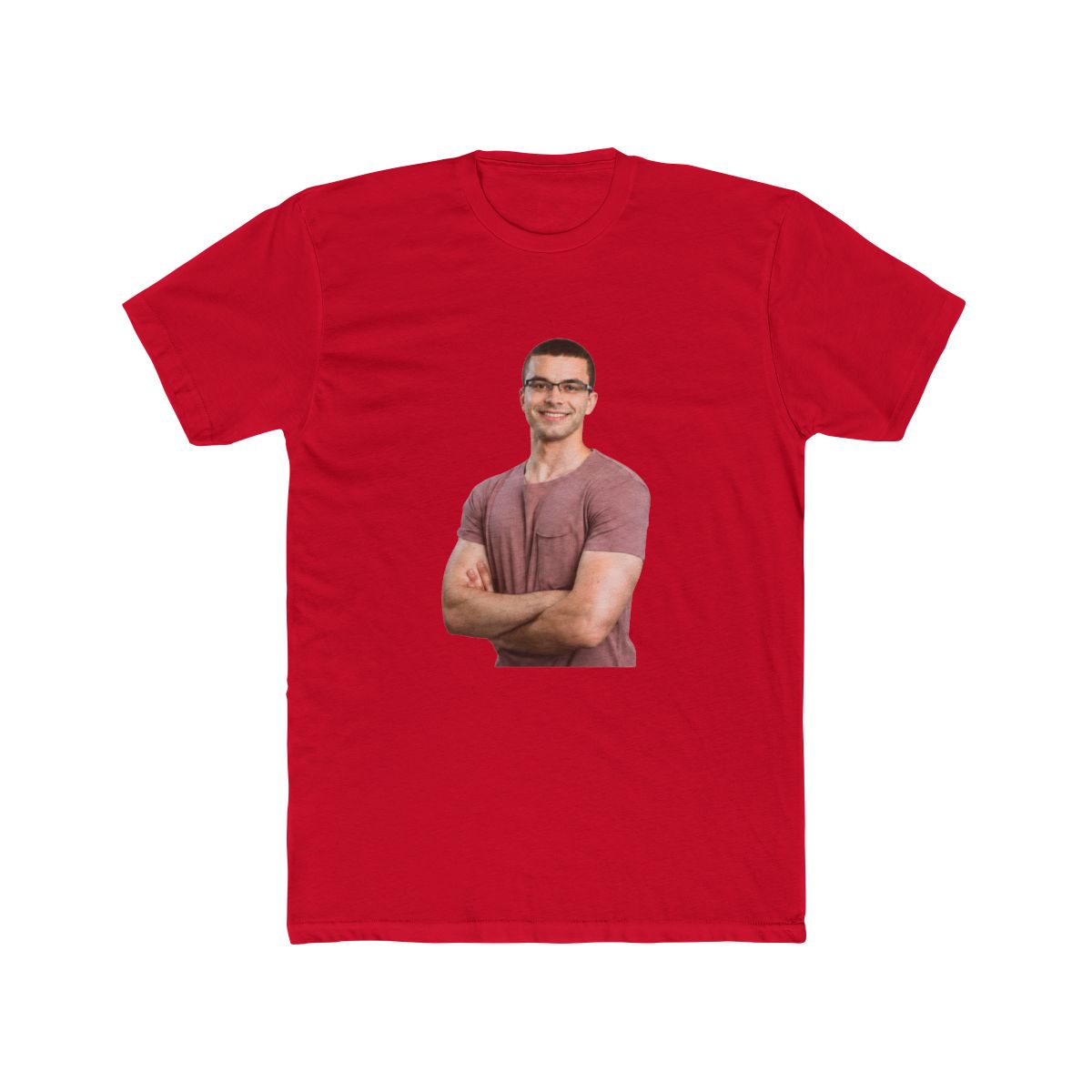 Never Back Down Never Give Up Tee - Nick EH 30 Quote - Funny Shirt - Meme Shirt - Joke Shirt - Cringe - Men Shirt - Men Gift - Funny Gift - alternate angle 4, merchandise