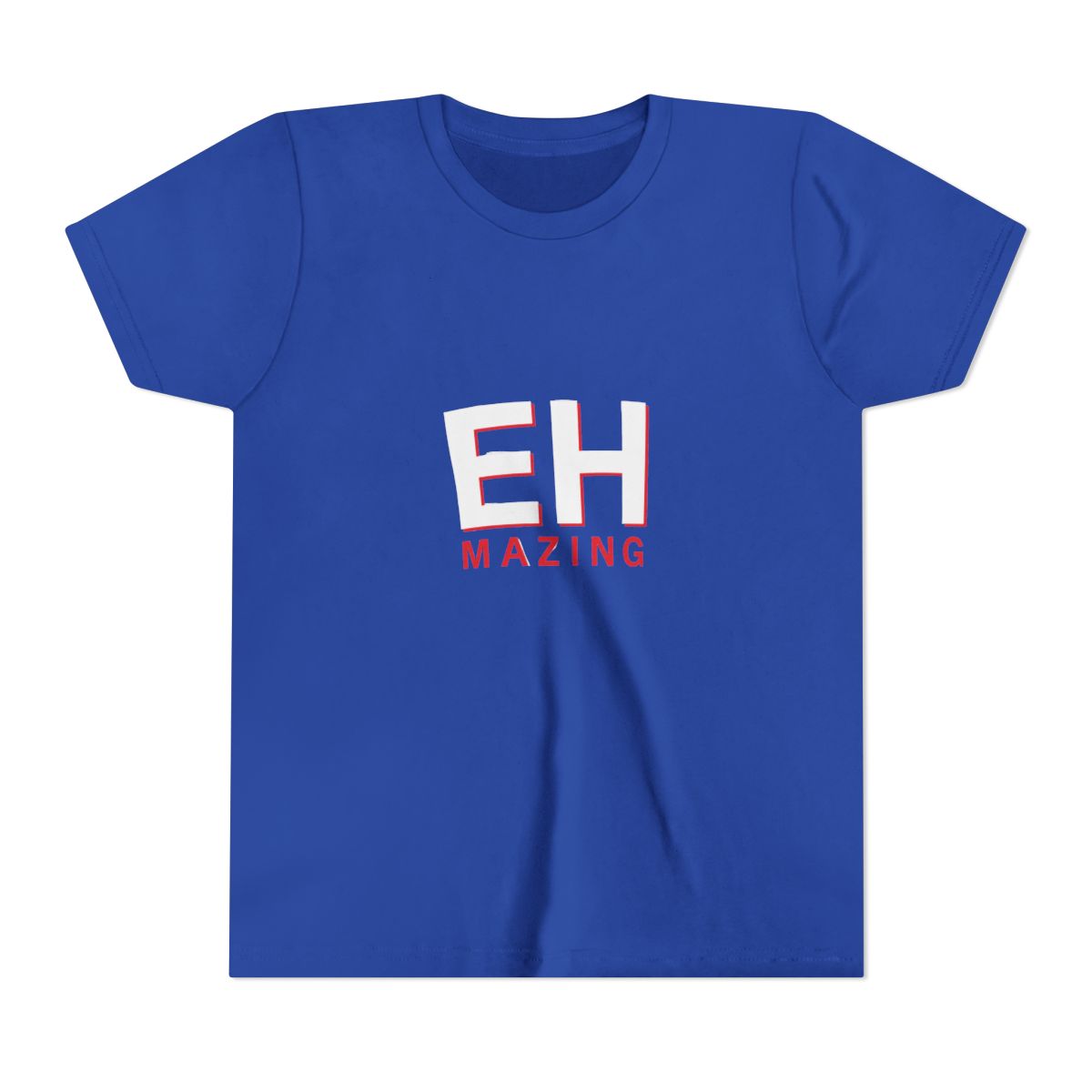 Eh Mazing Funny Canadian Pun Kids T Shirt - Hockey Fan Gift - alternate angle 4, merchandise
