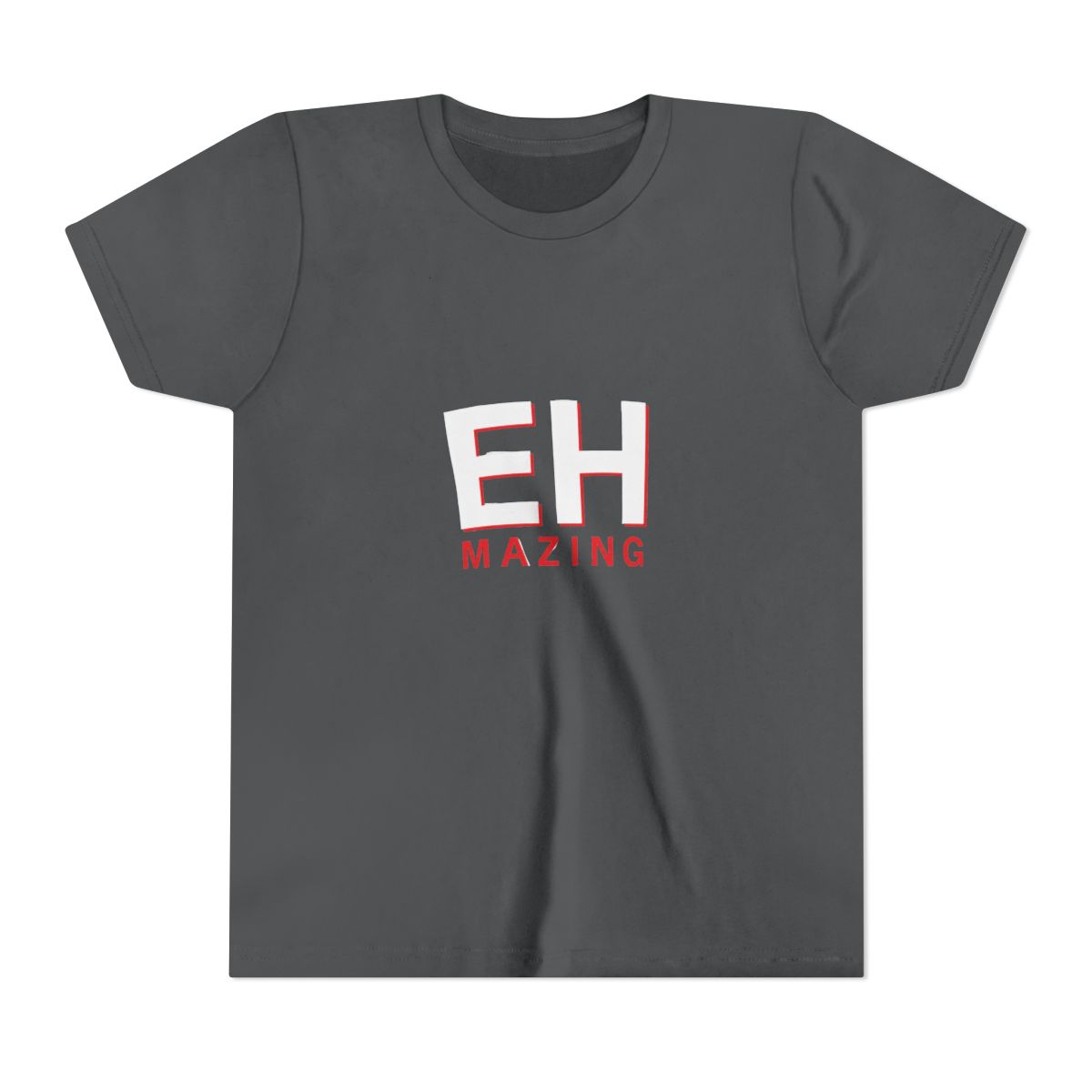 Eh Mazing Funny Canadian Pun Kids T Shirt - Hockey Fan Gift - alternate angle 5, merchandise
