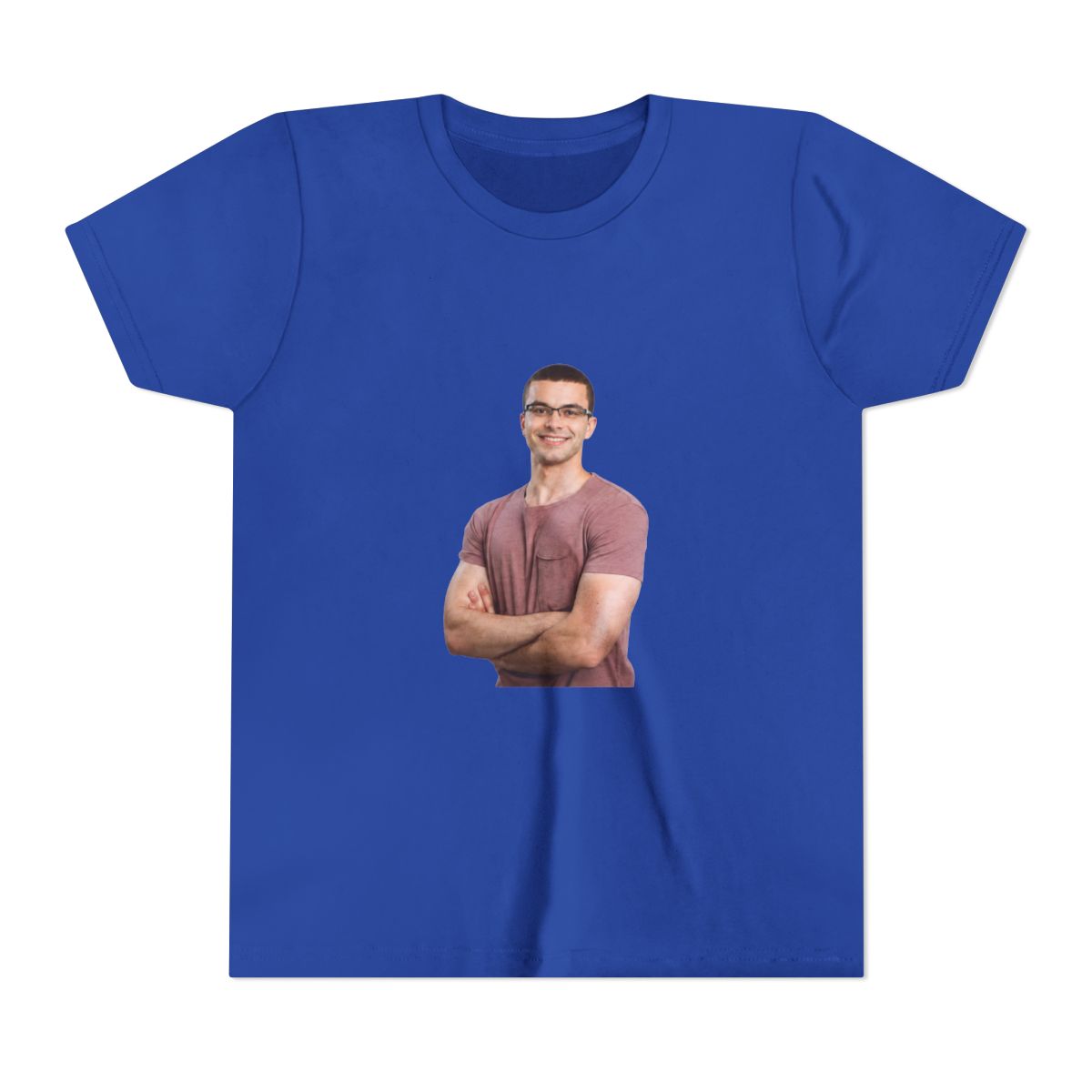 Never Back Down Never Give Up Tee - Nick EH 30 Quote - Funny Shirt - Meme Shirt - Joke Shirt - Cringe - Men Shirt - Men Gift - Funny Gift (Kids) - alternate angle 3, merchandise