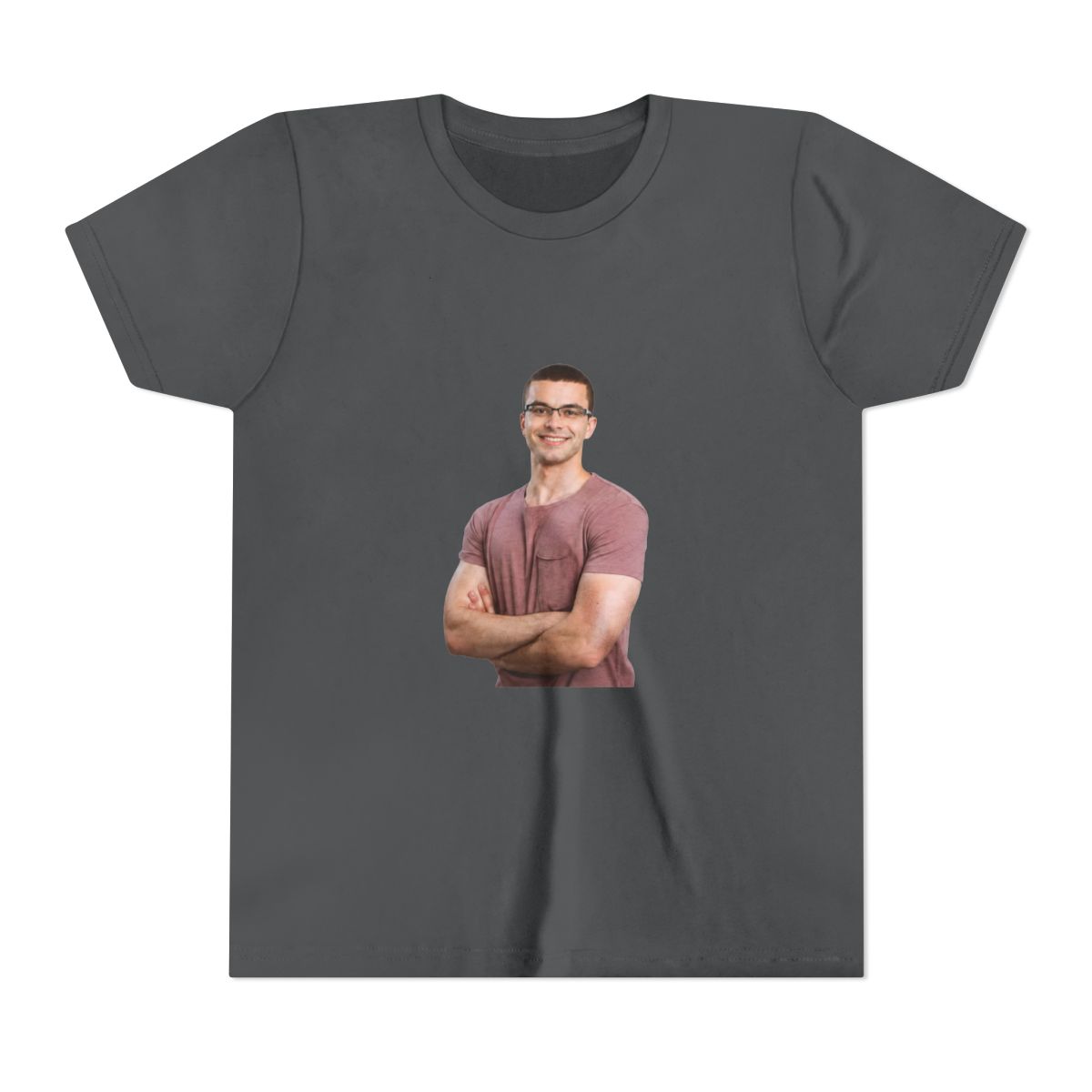 Never Back Down Never Give Up Tee - Nick EH 30 Quote - Funny Shirt - Meme Shirt - Joke Shirt - Cringe - Men Shirt - Men Gift - Funny Gift (Kids) - alternate angle 4, merchandise